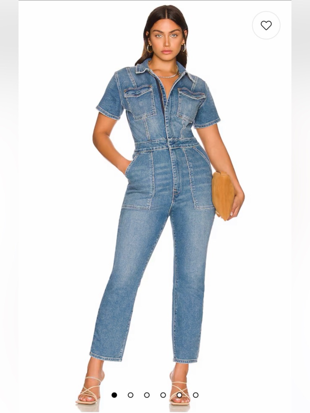 Good American denim jumpsuit - Picture 2 of 6